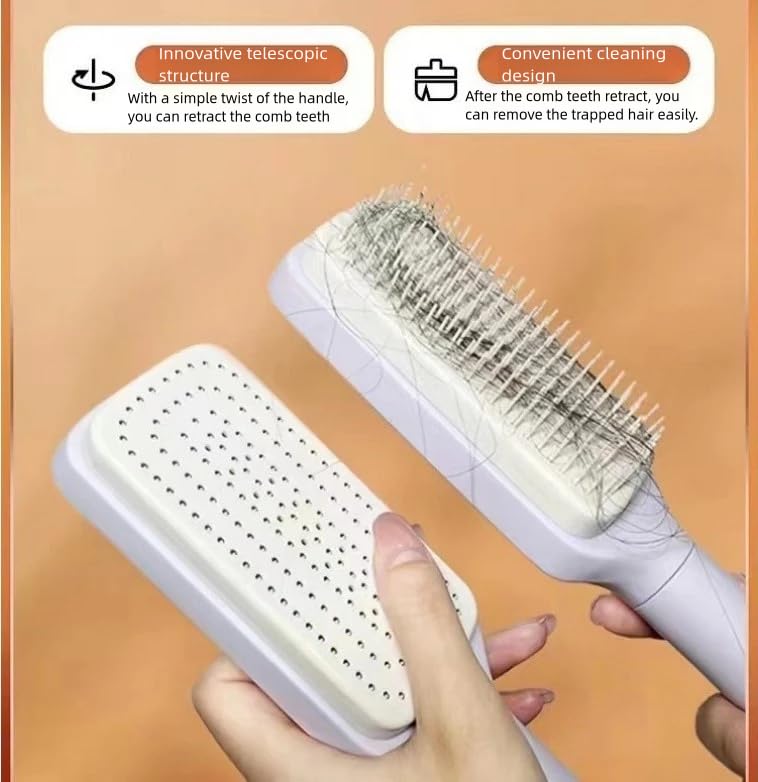 self cleaning brush
